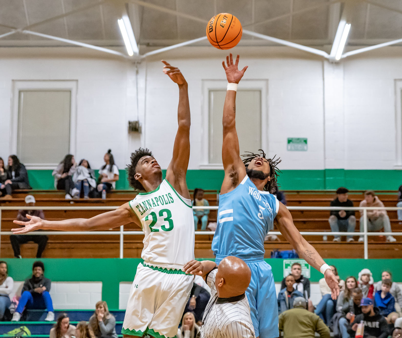 their home basketball game against West Rowan